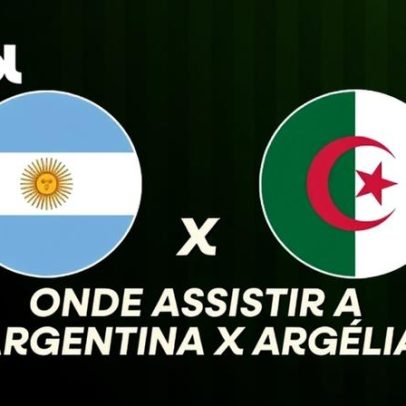 Argentina x Argélia: onde passa o jogo da Copa do Mundo e como assistir ao vivo