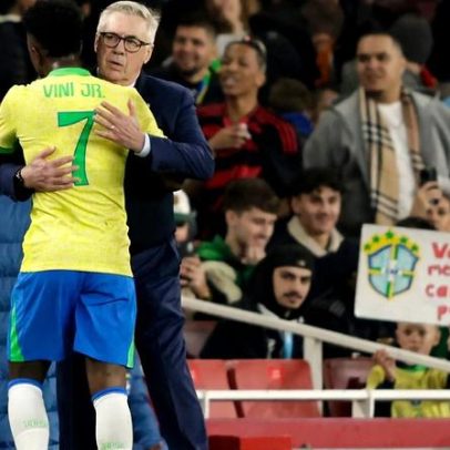 Parceria entre Ancelotti e Vini Jr. fortalece seleção na busca pelo hexa