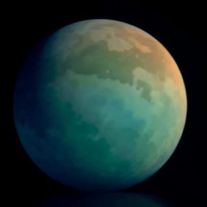 Substância desconhecida é encontrada em Plutão e em lua de Saturno