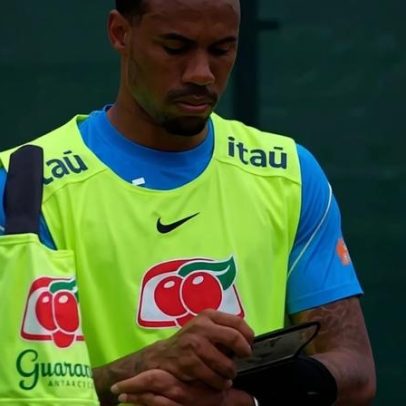 Seleção Brasileira usa munhequeiras ao estilo NFL em treino