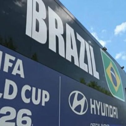 Ônibus do Brasil deixa hotel em Nova Jersey rumo ao estádio da estreia