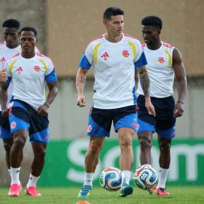 Treino da Colômbia é interrompido por tempestade na Copa