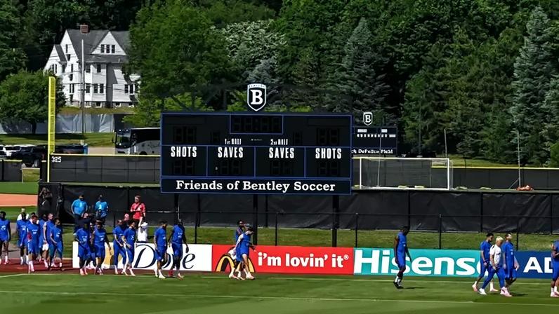 Seleção da França durante treino em Boston