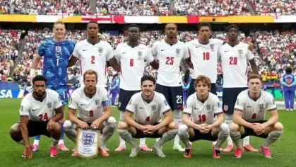 Time da Inglaterra na Copa do Mundo de 2026; Anderson é o camisa 8