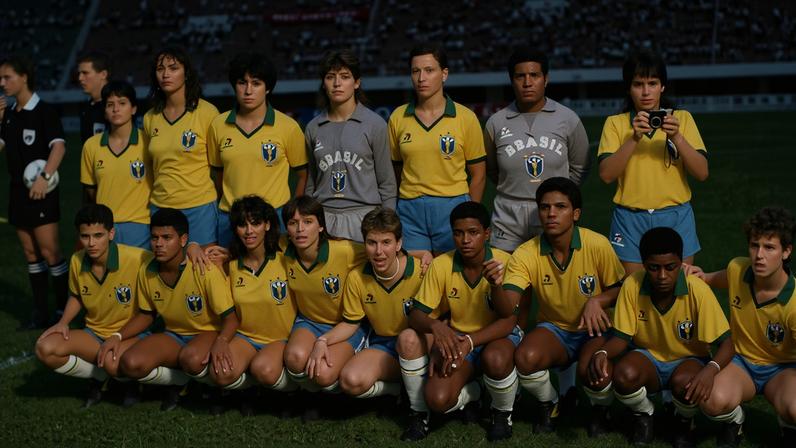 Seleção brasileira feminina de futebol de 1988. Foto: Suzana Cavalheiro/Acervo Museu do Futebol