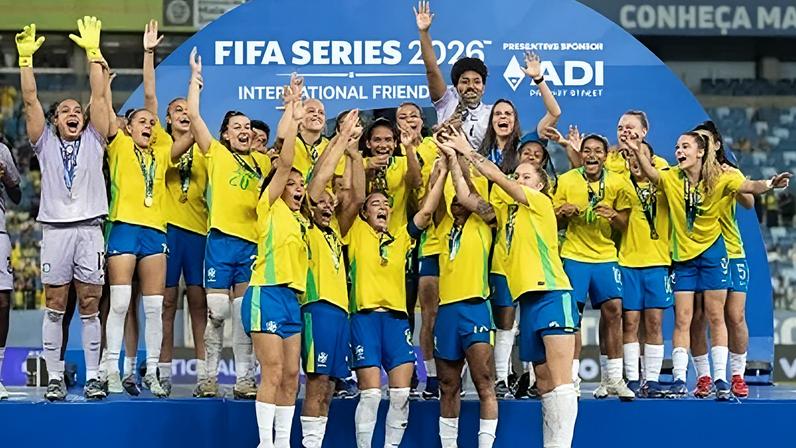 Seleção Brasileira Feminina venceu recentemente a Fifa Series