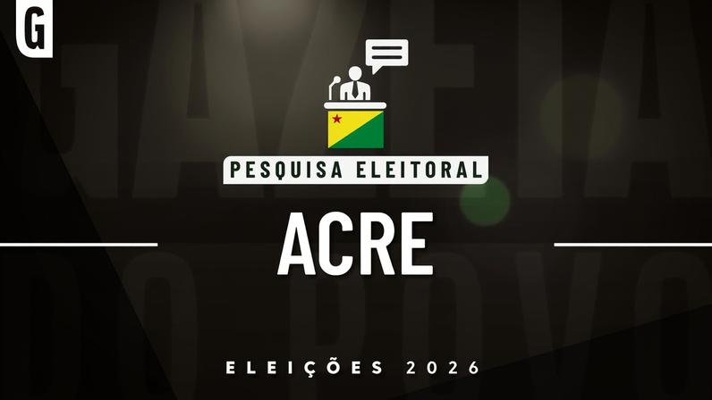 Paraná Pesquisas entrevistou 1.000 eleitores do Acre. (Foto: Infografia/Gazeta do Povo)