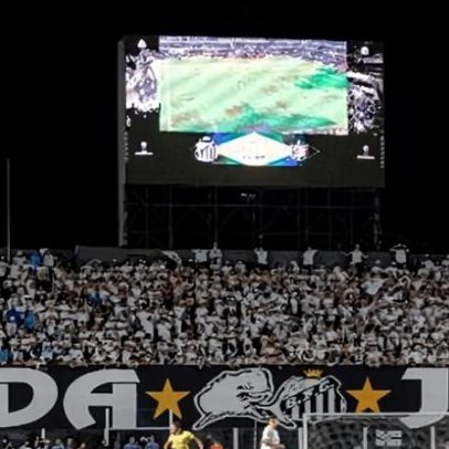 Santos inicia obra na arquibancada das torcidas organizadas da Vila Belmiro