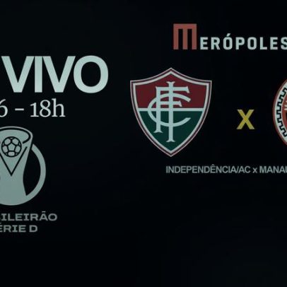 Série D ZeroUm: Independência-AC x Manauara-AM é transmitido pela Metrópoles