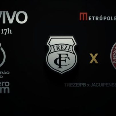 ZeroUm transmite Treze-PB x Jacuipense-BA pela Série D