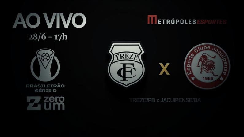 Série D ZeroUm: Metrópoles transmite Treze-PB x Jacuipense-BA