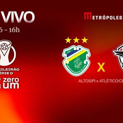 Série D ZeroUm transmite Altos-PI x Atlético-CE ao vivo