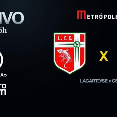 Metrópoles transmite Lagarto x CSA pela Série D