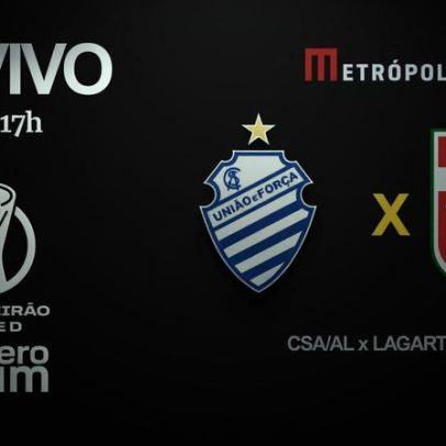 Metrópoles transmite CSA-AL x Lagarto-SE