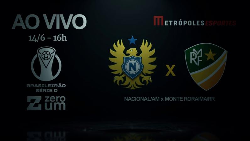 Série D ZeroUm: Metrópoles transmite Nacional-AM x Monte Roraima-RR