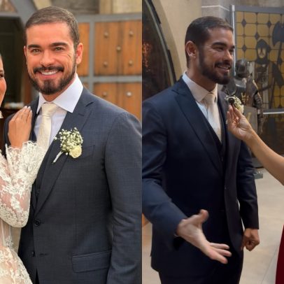 Sidney Sampaio relata emoção durante casamento