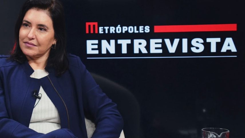 A pré-candidata ao Senado Simone Tebet (PSB-SP).