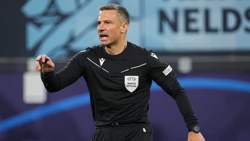 Slavko Vincic, árbitro esloveno que apitará a final da Champions League 2023/24