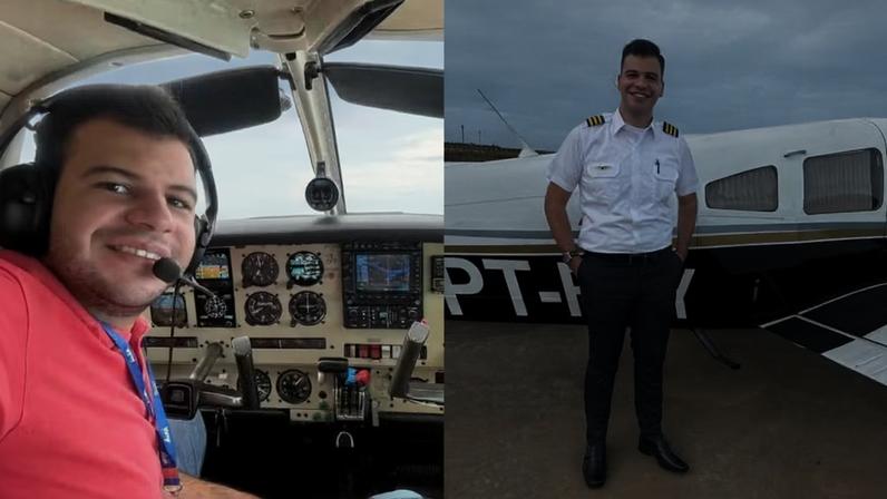 Gabriel Maloni, natural de Jales (SP), uma das vítimas da queda do avião em Marília — Foto: Redes Sociais/Reprodução