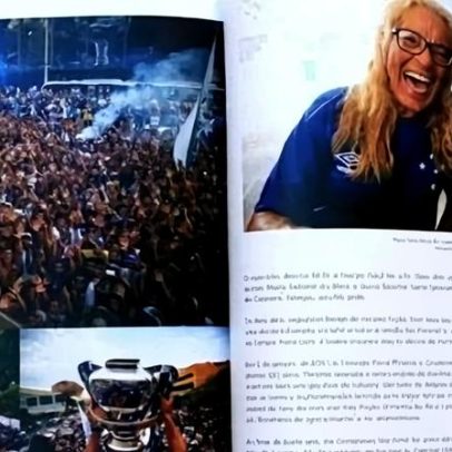 Cruzeiro faz estande com ex-jogadores e taças no Festival Literário de MG