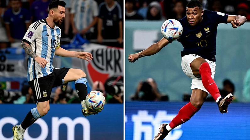 Messi e Mbappé vestem a camisa 10 em suas respectivas seleções