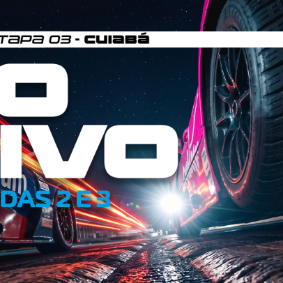 Stock Light em Cuiabá: corridas 2 e 3 ao vivo