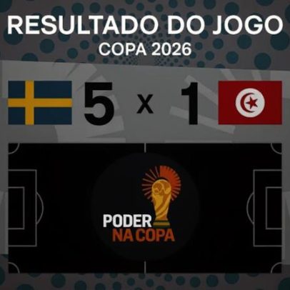 Copa 2026: Suécia vence Tunísia por 5 a 1 e destaca melhores momentos
