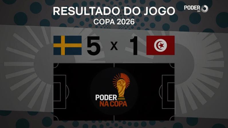 Copa 2026: Suécia vence Tunísia por 5 a 1 e destaca melhores momentos