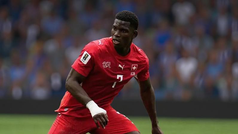 Breel Embolo (Suíça) durante jogo contra a Bósnia, no dia 18.06.2026.