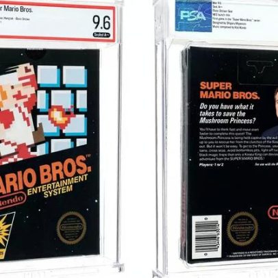 Cópia lacrada de Super Mario Bros. é vendida por US$ 3 milhões