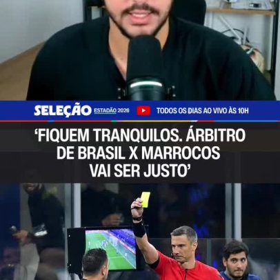 Árbitro de Brasil x Marrocos terá atuação neutra, garantem organizadores