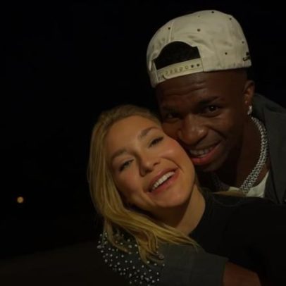 Tadeu Schmidt reage ao vivo a possível volta de Virginia e Vini Jr.