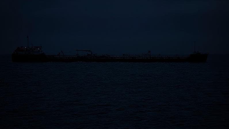 Petroleiro na Baía de Nakhodka, Rússia