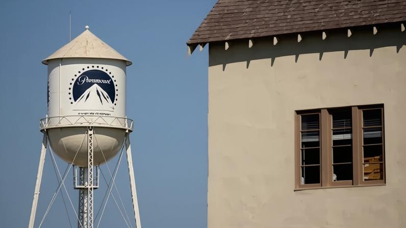 Caixa d'água na sede do Paramount Studios em Los Angeles