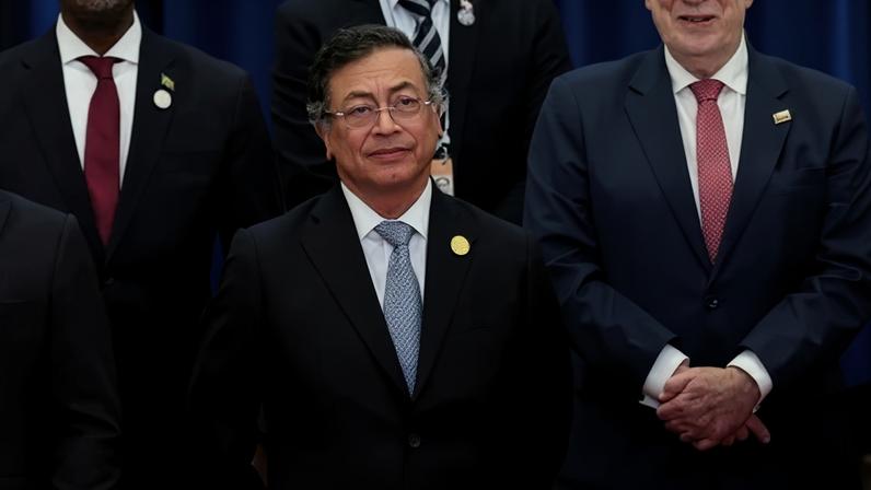 O presidente da Colômbia, Gustavo Petro