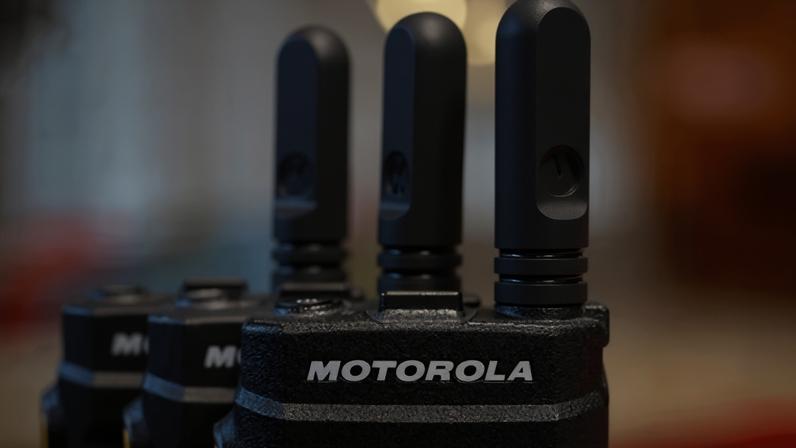 Walkie-talkies bidirecionais da Motorola