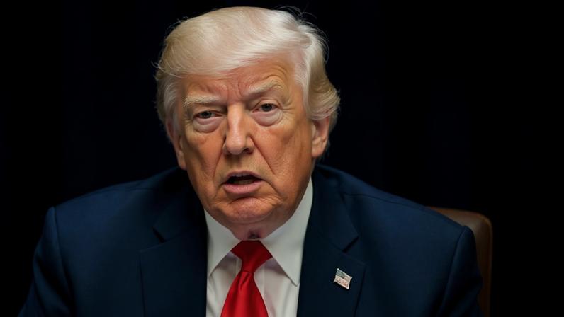 Presidente dos EUA, Donald Trump, durante reunião de gabinete na Casa Branca