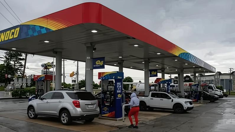 Posto de gasolina na Filadélfia, EUA