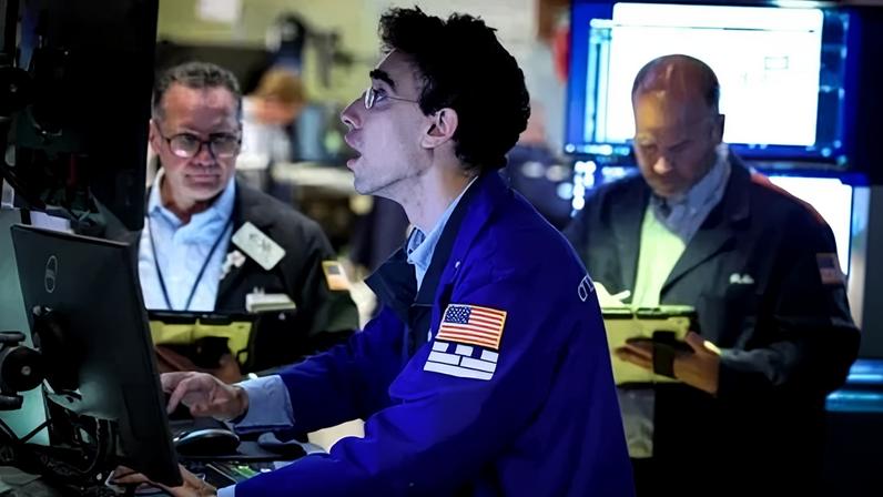 Operadores na bolsa de Nova York