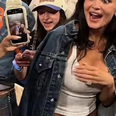 Taylor Swift encontra Kylie Jenner após jogo da NBA e momento viraliza