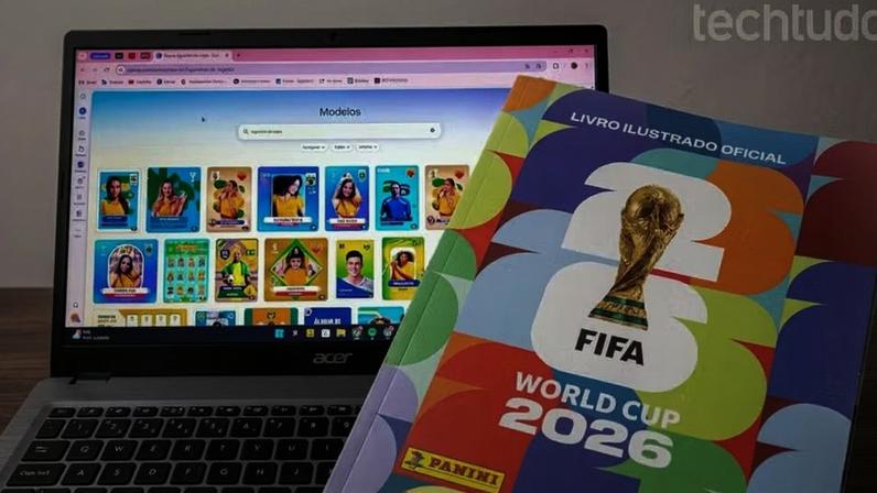 Como fazer sua própria figurinha da Copa no Canva em minutos — Foto: TechTudo/Késya Holanda com edição do Gemini