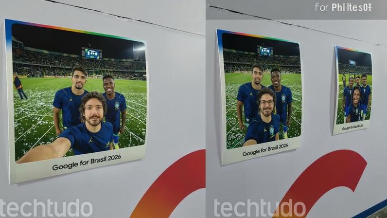 Gemini ganha recursos da Copa para criar imagens inspiradas na Seleção Brasileira — Foto: Gisele Barros/TechTudo