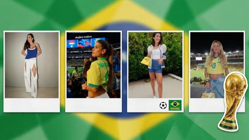 Seleção de WAGs: Veja esposas e namoradas do Brasil na Copa — Foto: Imagem criada com Inteligência Artificial
