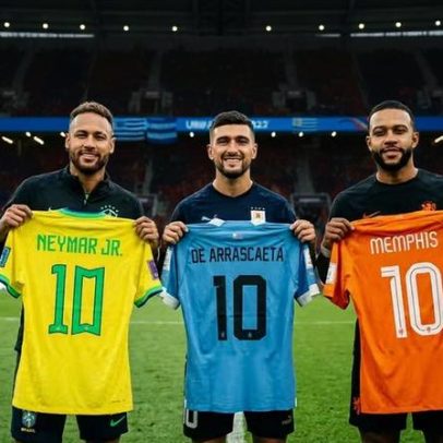 Camisas 10 da Copa incluem três do Brasileirão