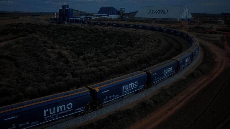 Terminal na BR 070, em Primavera do Leste (MT), da Ferrovia Estadual de Mato Grosso (FMT) que a Rumo entregou o primeiro trecho