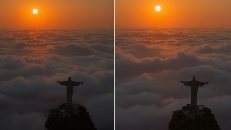 Imagens foram registradas neste domingo, 28