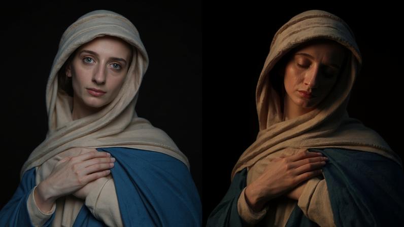 Imagens cristãs que tinham os rostos sem contornos impactaram ao aparecerem "restauradas"