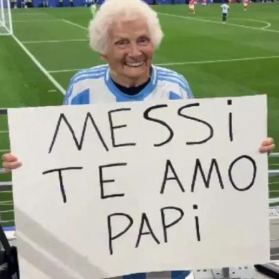 Vovó de 100 anos que pediu Messi em casamento viraliza