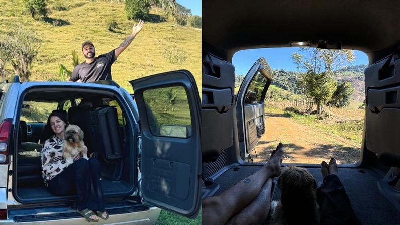 Casal transforma ônibus escolar em motorhome aconchegante