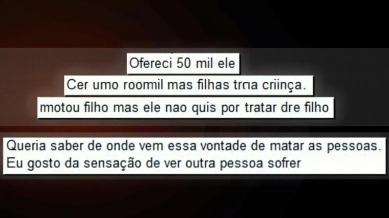 Pai que planejava matar o filho no Espírito Santo disse ao ChatGPT que ofereceu R$ 50 mil a pistoleiro — Foto: Reprodução/PCES